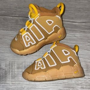 Tan Nike Uptempo Sneakers